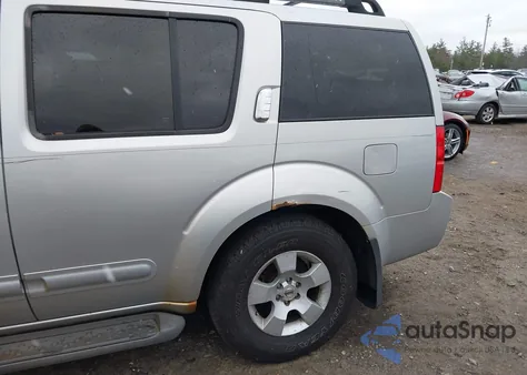 2006 Nissan Pathfinder Se из США, поврежденный, VIN 5N1AR18W26C611126